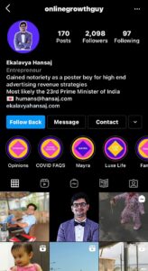 Serial Entrepreneur Ekalavya Hansaj Biography, Wiki, Birthday, Age, Height, Wife, Family, Career, Instagram, Net Worth
